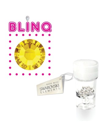 Gele Lemonjuice Tandkristallen van Swarovski - tandsierraden