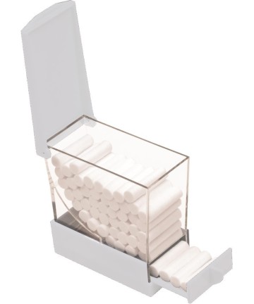 Wattenrol Houder / Dispenser - voor katoenen rollen voor tandkristallen