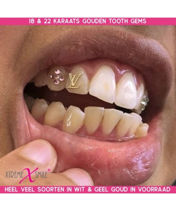 Goldschmuck Weissgold Louis Vuitton 18kt - Zahnschmuck Gold