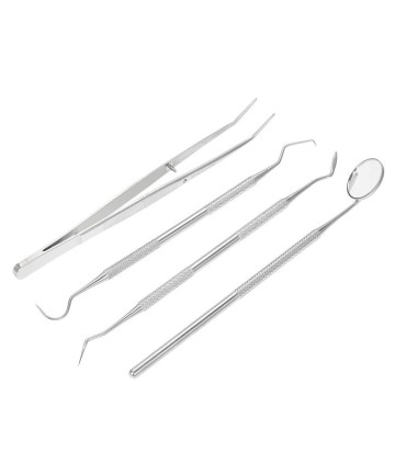 Dental Gereedschap 4-dlg set - handig bij plaatsen van tandkristallen