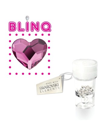 Swarovski zahnschmuck Fuchsia Herz -1 stück einkaufen
