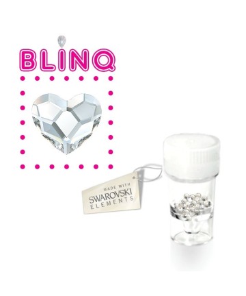 Swarovski tandkristallen / toothgems hartje in heldere  kleur - groothandel