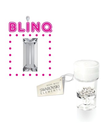 Swarovski Crystals - Rectangle Clear - Baguette toothgems