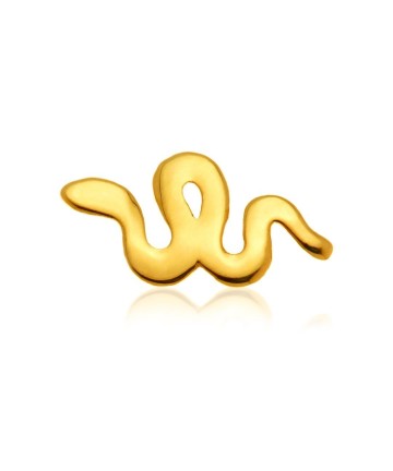 Goldener Zahnschmuck Schlange