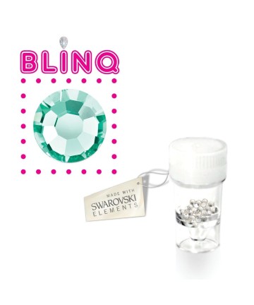 Swarovski tandkristallen - Green Gizmo - Helder zee groen kristal met een prachtige shimmer