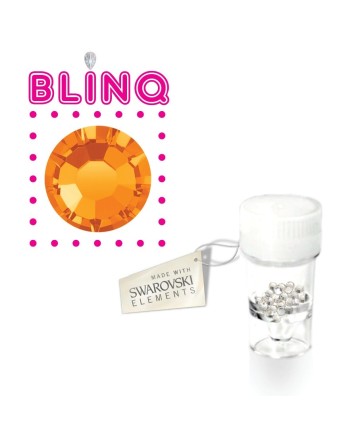 Swarovski tandkristallen - Sunnybeach - Fel oranje tandkristal met prachtige shimmer