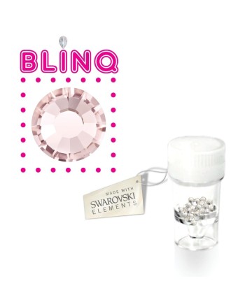 Swarovski tandkristallen - Shiny Rose - Licht roze kristallen met een sparkle