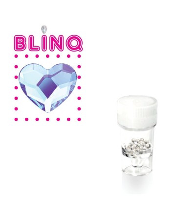 Tandkristallen - Hartje blauw 5st. - toothgems kristallen - groothandel