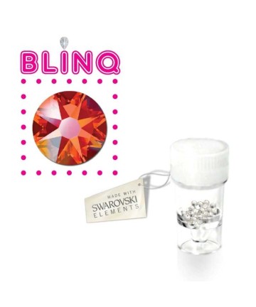 Swarovski Zahnschmuck Kristalle - Luminous Orange Zahnsteinchen