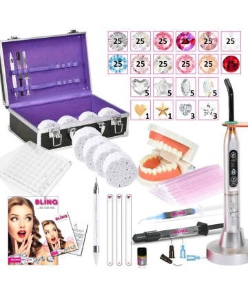 Zahnschmuck Starter-Kit XL Deluxe - mit kurs / Instruktionsvideo