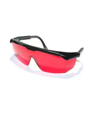 Rote Schutzbrille für Zahnaufhellung und Zahnkristalle