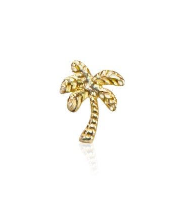 Zahnschmuck Palme 18kt Gold - tooth gems