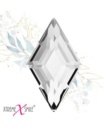Swarovski Triangle Crystals Clear 1pcs - toothgems & twinkles