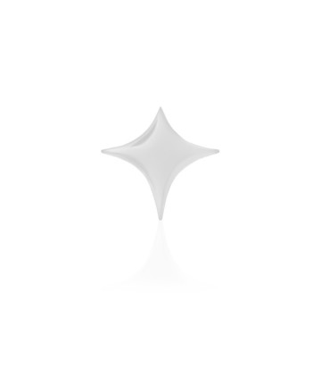 White Gold Tooth Gem Twinkle Star I 18ct – Elegant Star