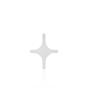 Witgouden tooth gem Sparkle Ster – witgouden sparkle ster