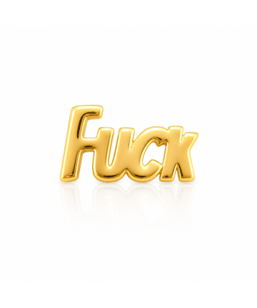 Zahnschmuck Gold/Weißgold 18kt – FUCK – Tooth Gem