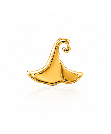 Gold Tooth Gem 18ct gold (white) - Witch hat