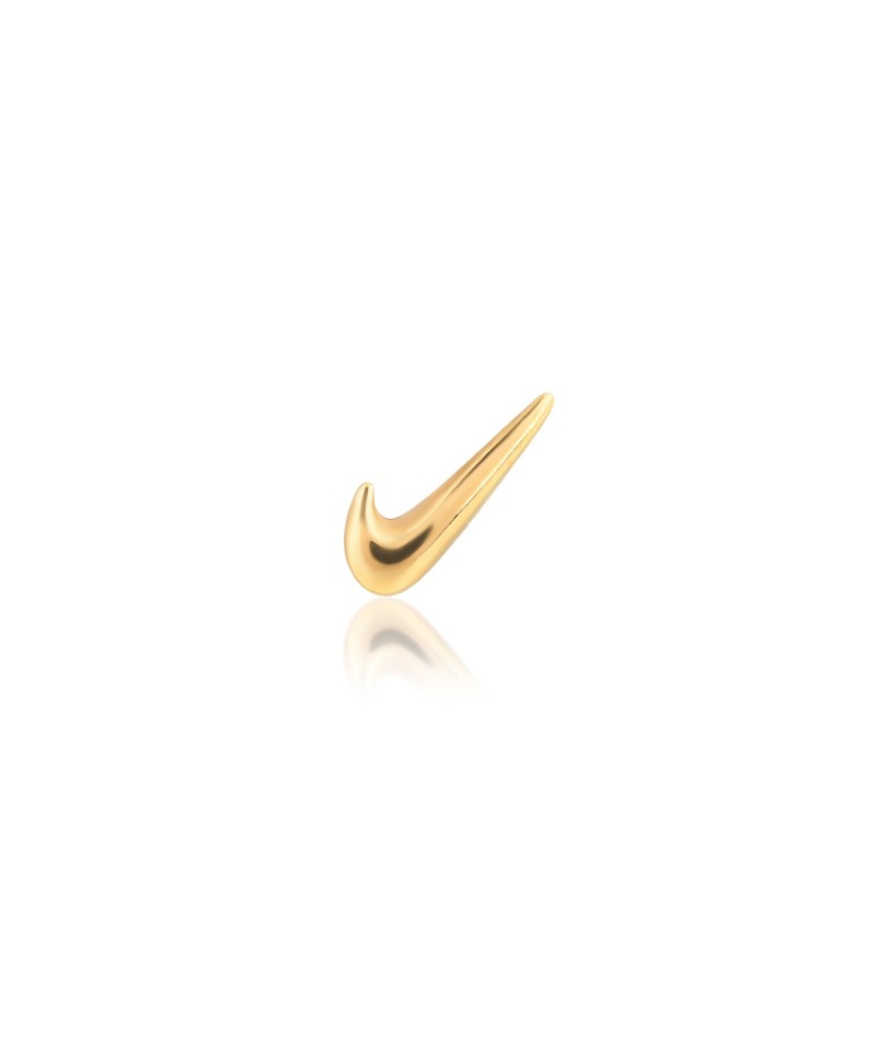 Nike gold earrings hotsell