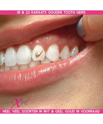 Goldschmuck Nike / Tick / Swoosh 22kt - Zahnschmuck Gold