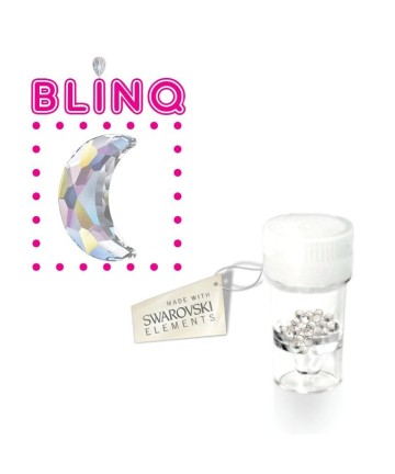 Swarovski Zahnschmuck Kristalle - Moon Aurora -1 stück