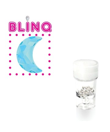 Swarovski Zahnschmuck Kristalle - Moon Aurora -1 stück